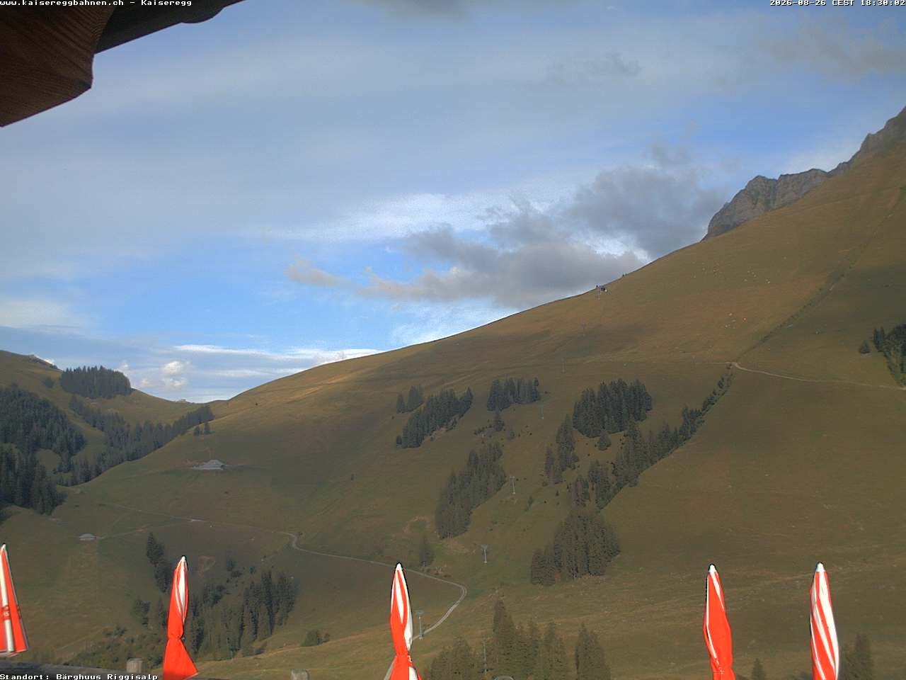 Archiv Foto Webcam Schwarzsee Kaiseregg - Bärghuus Riggisalp