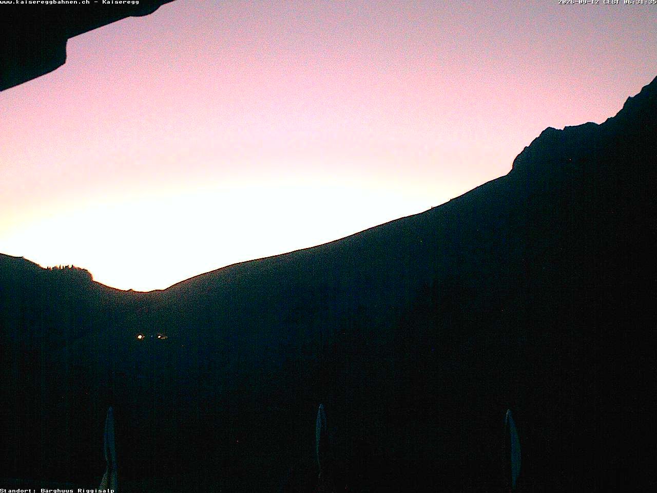 Archiv Foto Webcam Schwarzsee Kaiseregg - Bärghuus Riggisalp
