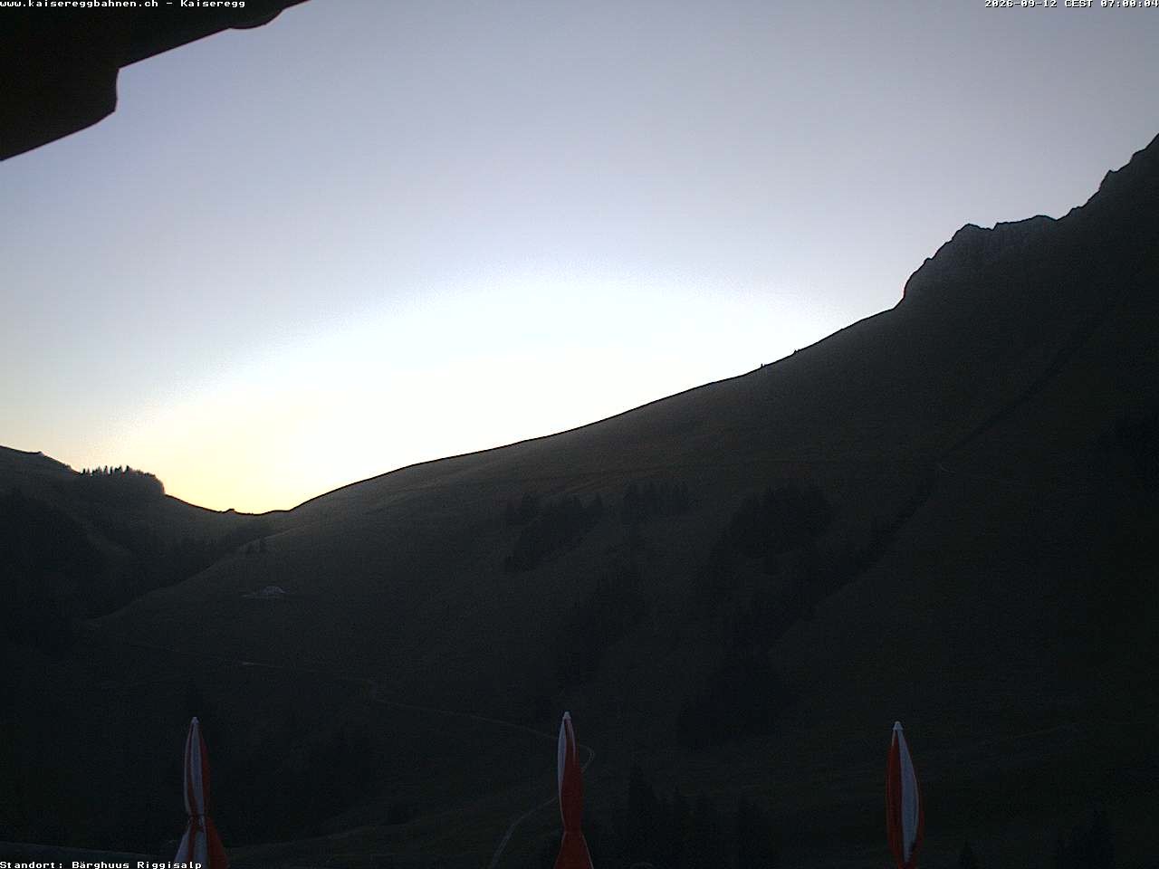 Archiv Foto Webcam Schwarzsee Kaiseregg - Bärghuus Riggisalp