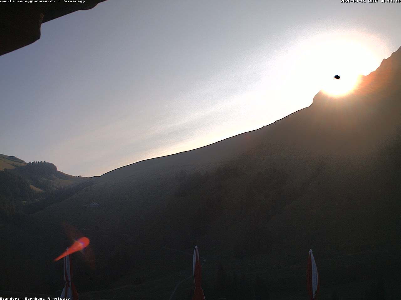 Archiv Foto Webcam Schwarzsee Kaiseregg - Bärghuus Riggisalp