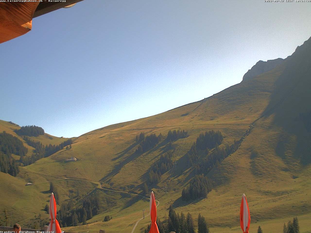 Archiv Foto Webcam Schwarzsee Kaiseregg - Bärghuus Riggisalp