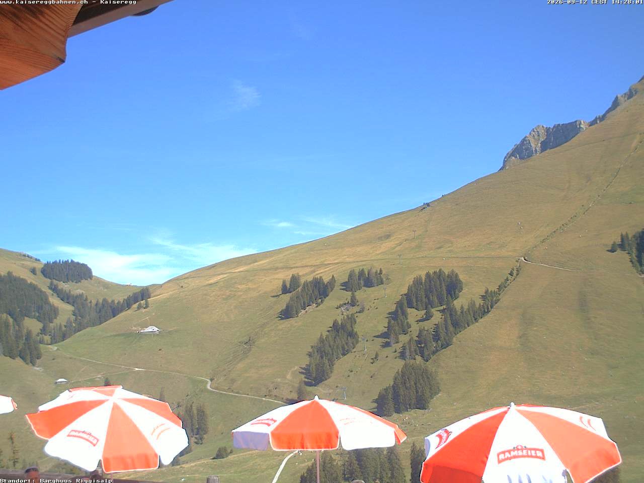 Archiv Foto Webcam Schwarzsee Kaiseregg - Bärghuus Riggisalp