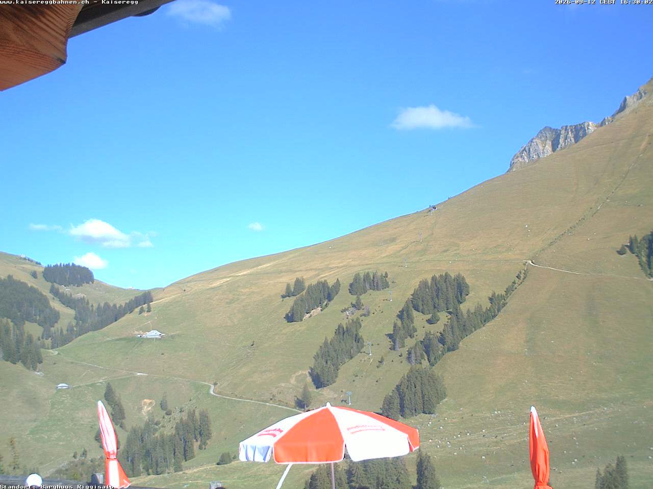 Archiv Foto Webcam Schwarzsee Kaiseregg - Bärghuus Riggisalp