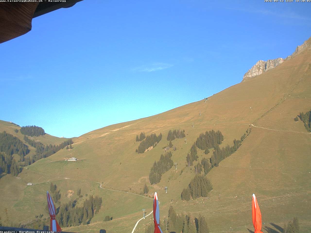 Archiv Foto Webcam Schwarzsee Kaiseregg - Bärghuus Riggisalp