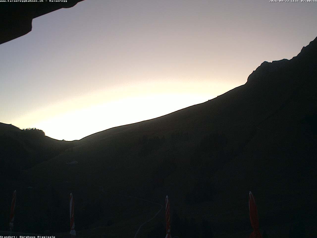 Archiv Foto Webcam Schwarzsee Kaiseregg - Bärghuus Riggisalp