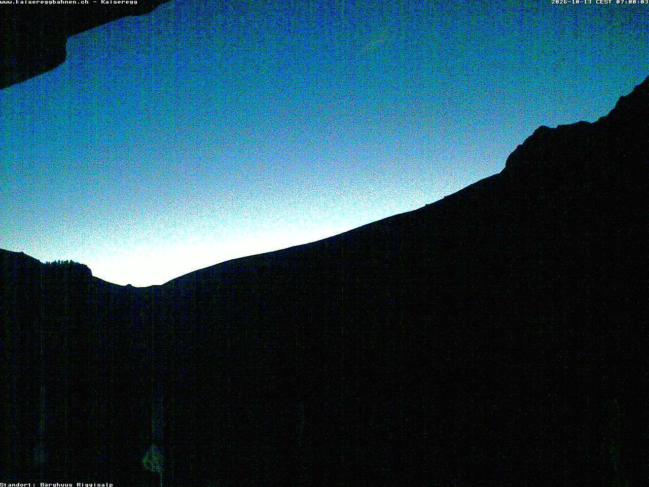 Archived image Webcam Schwarzsee Kaiseregg - mountain hut Bärghuus Riggisalp