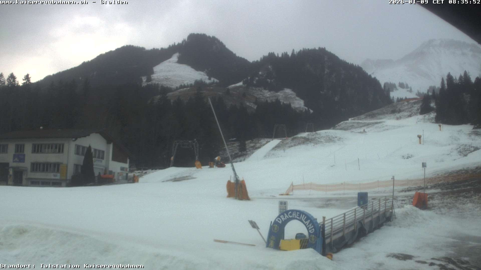 Archiv Foto Webcam Schwarzsee Stalden Piste