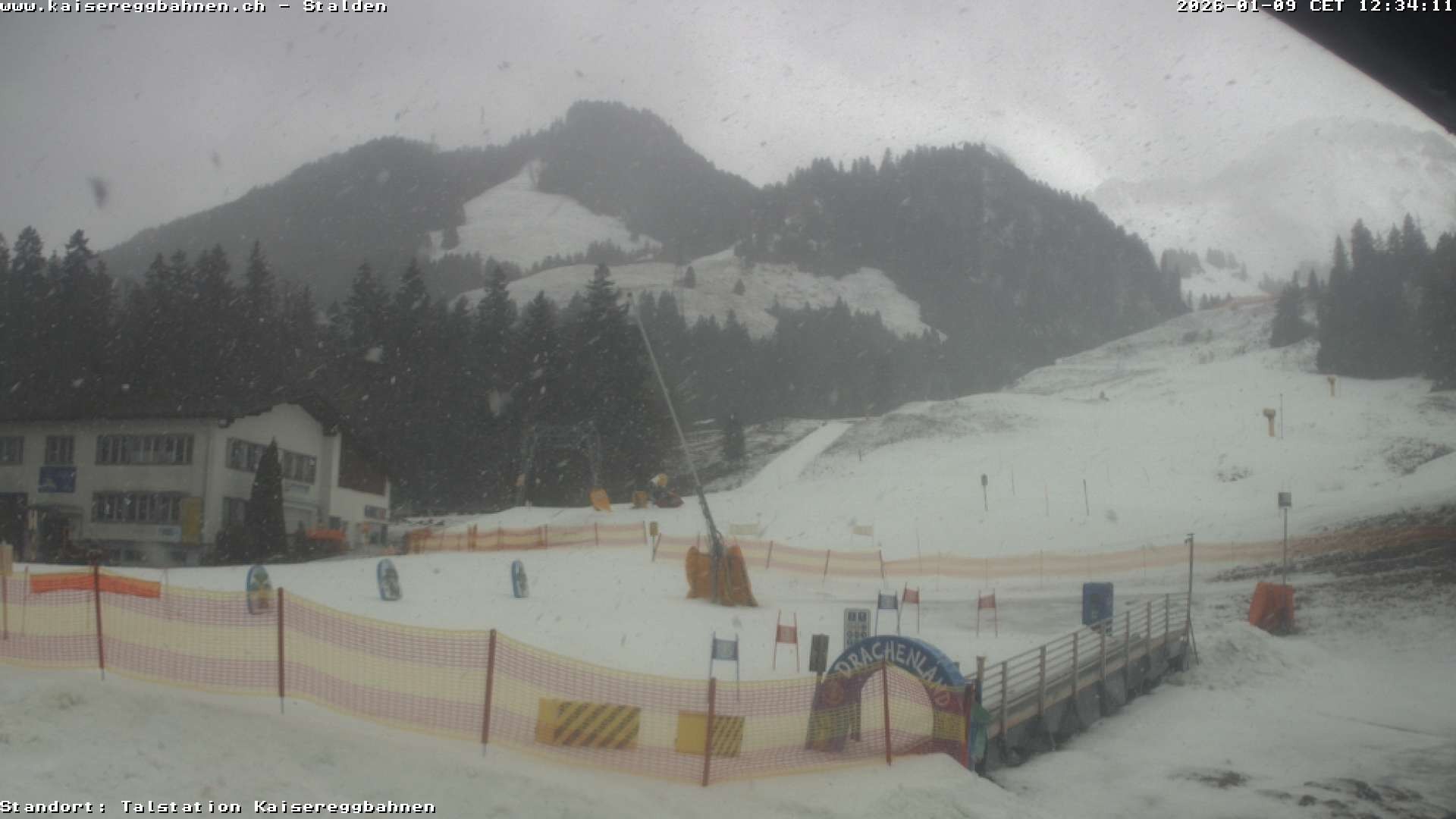 Archiv Foto Webcam Schwarzsee Stalden Piste