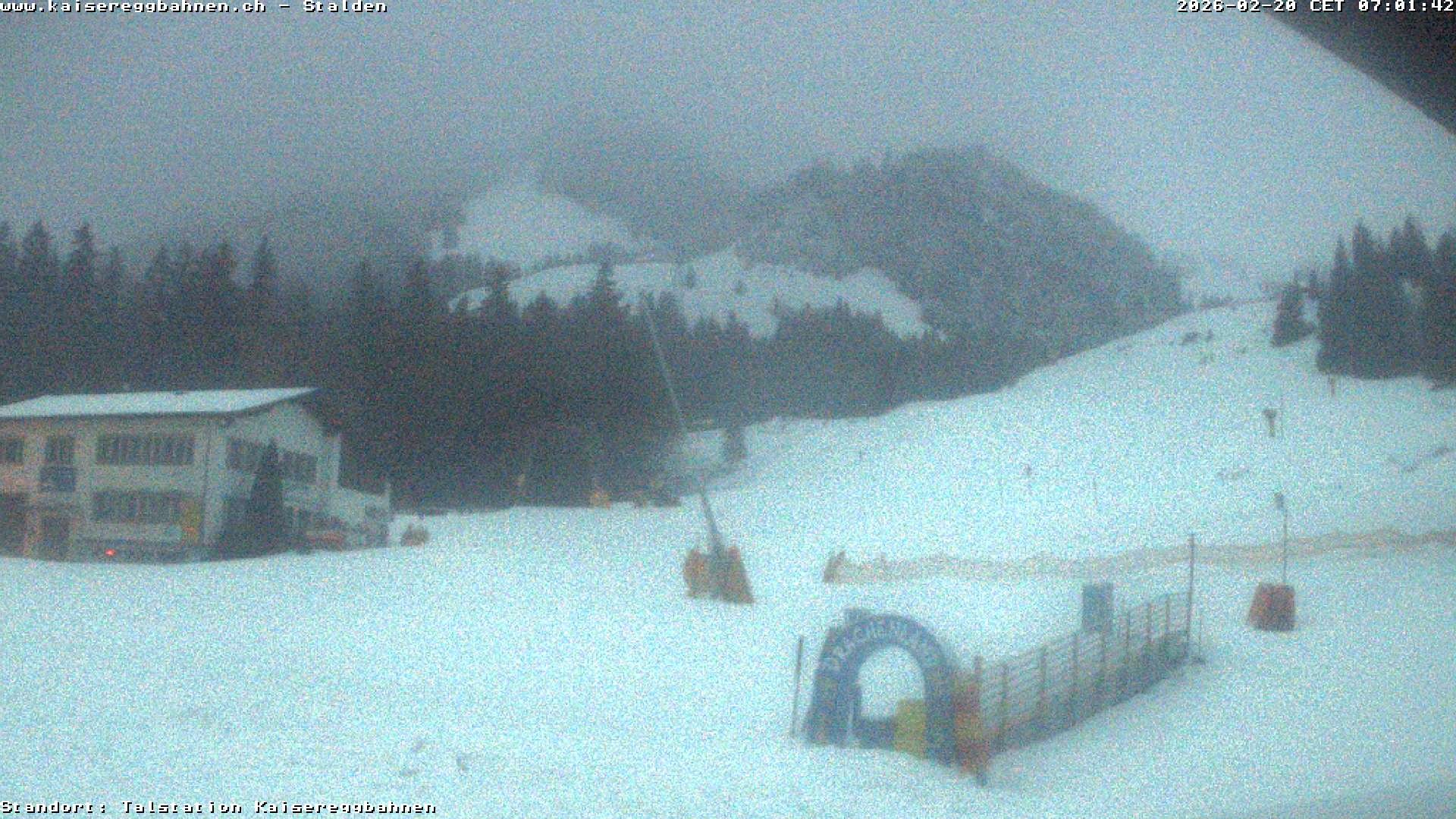 Archiv Foto Webcam Schwarzsee Stalden Piste