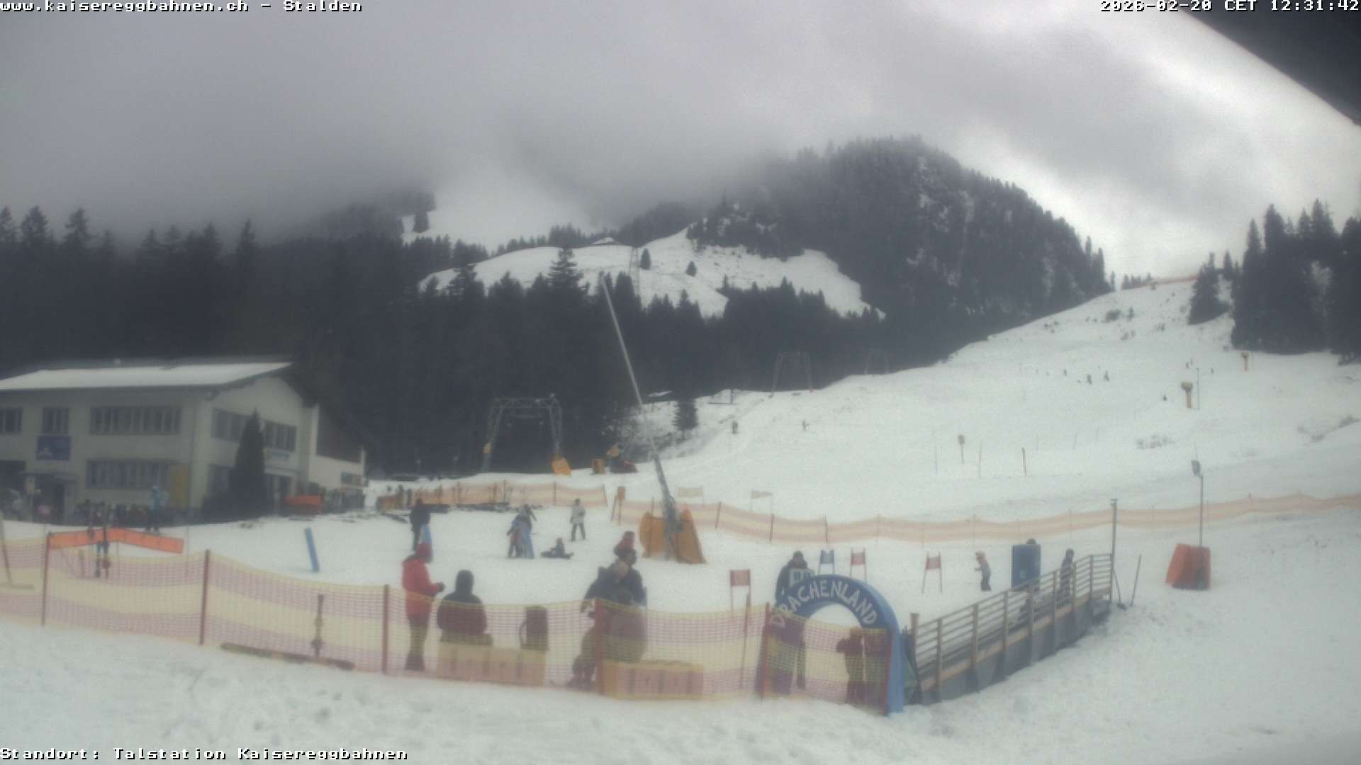 Archiv Foto Webcam Schwarzsee Stalden Piste
