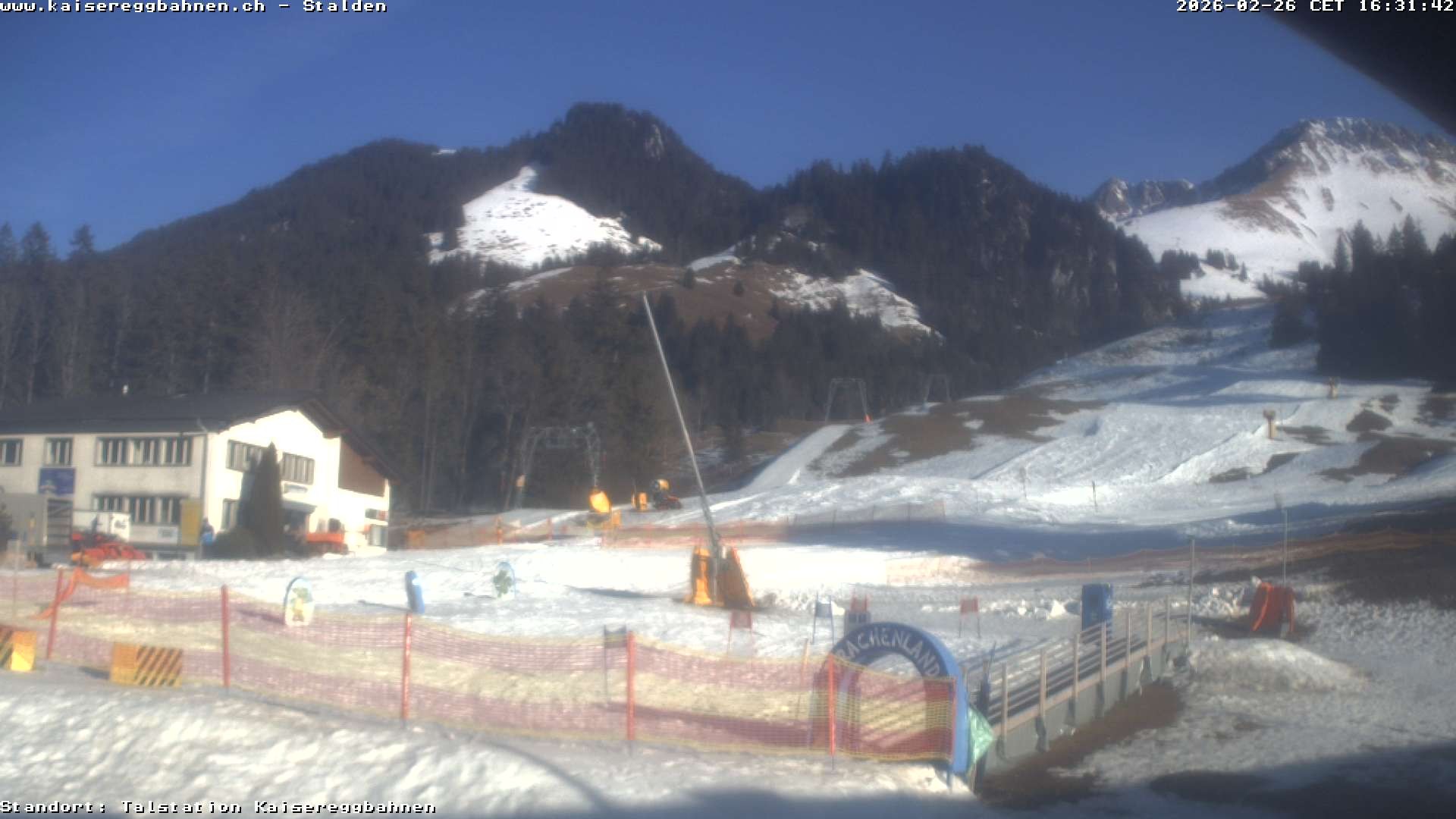 Archived image Webcam Schwarzsee Stalden slope