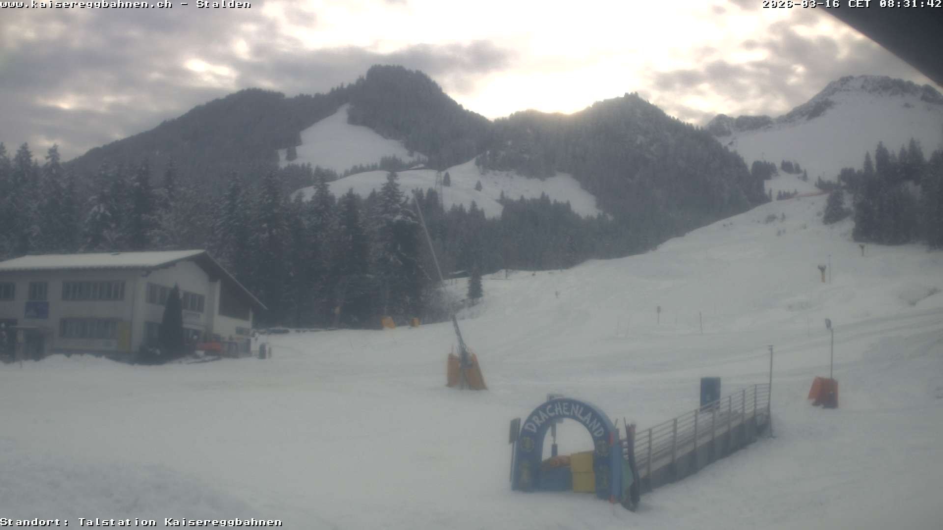 Archiv Foto Webcam Schwarzsee Stalden Piste