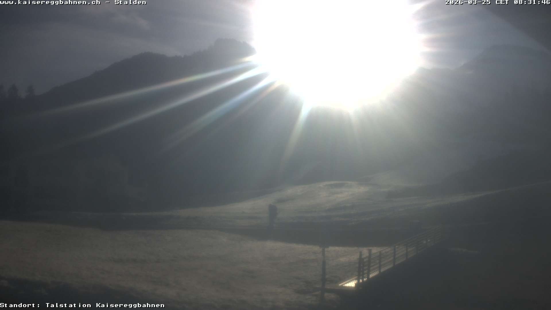 Archiv Foto Webcam Schwarzsee Stalden Piste