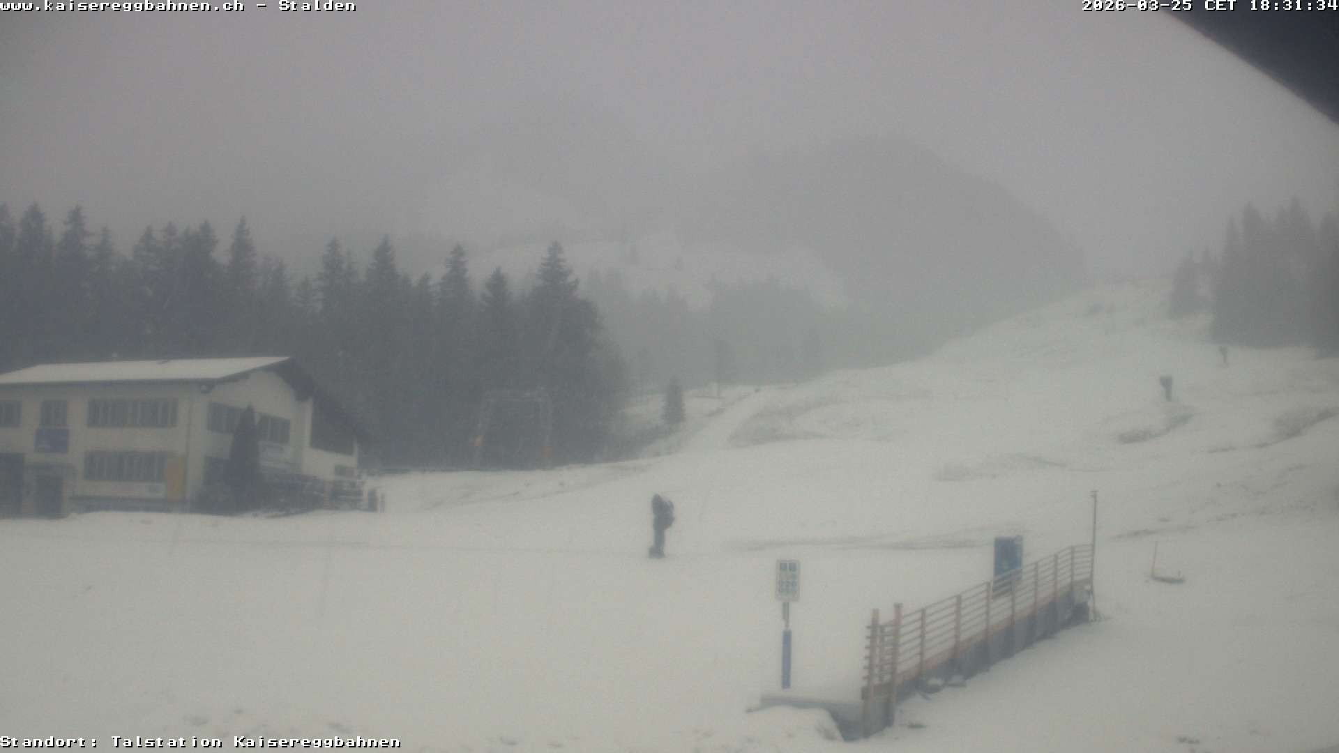 Archiv Foto Webcam Schwarzsee Stalden Piste