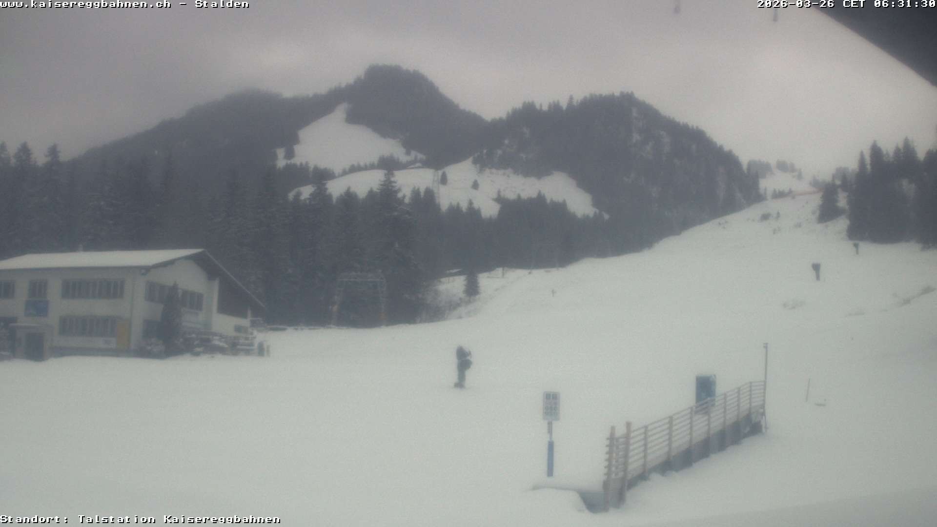 Archiv Foto Webcam Schwarzsee Stalden Piste