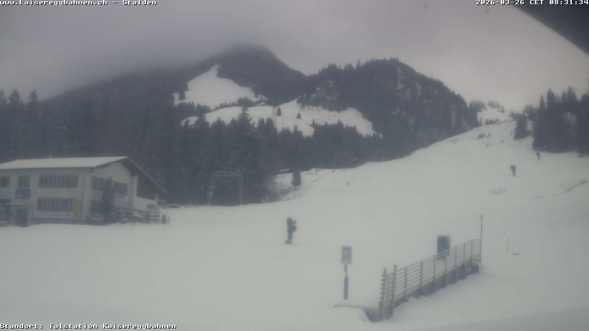 Archiv Foto Webcam Schwarzsee Stalden Piste