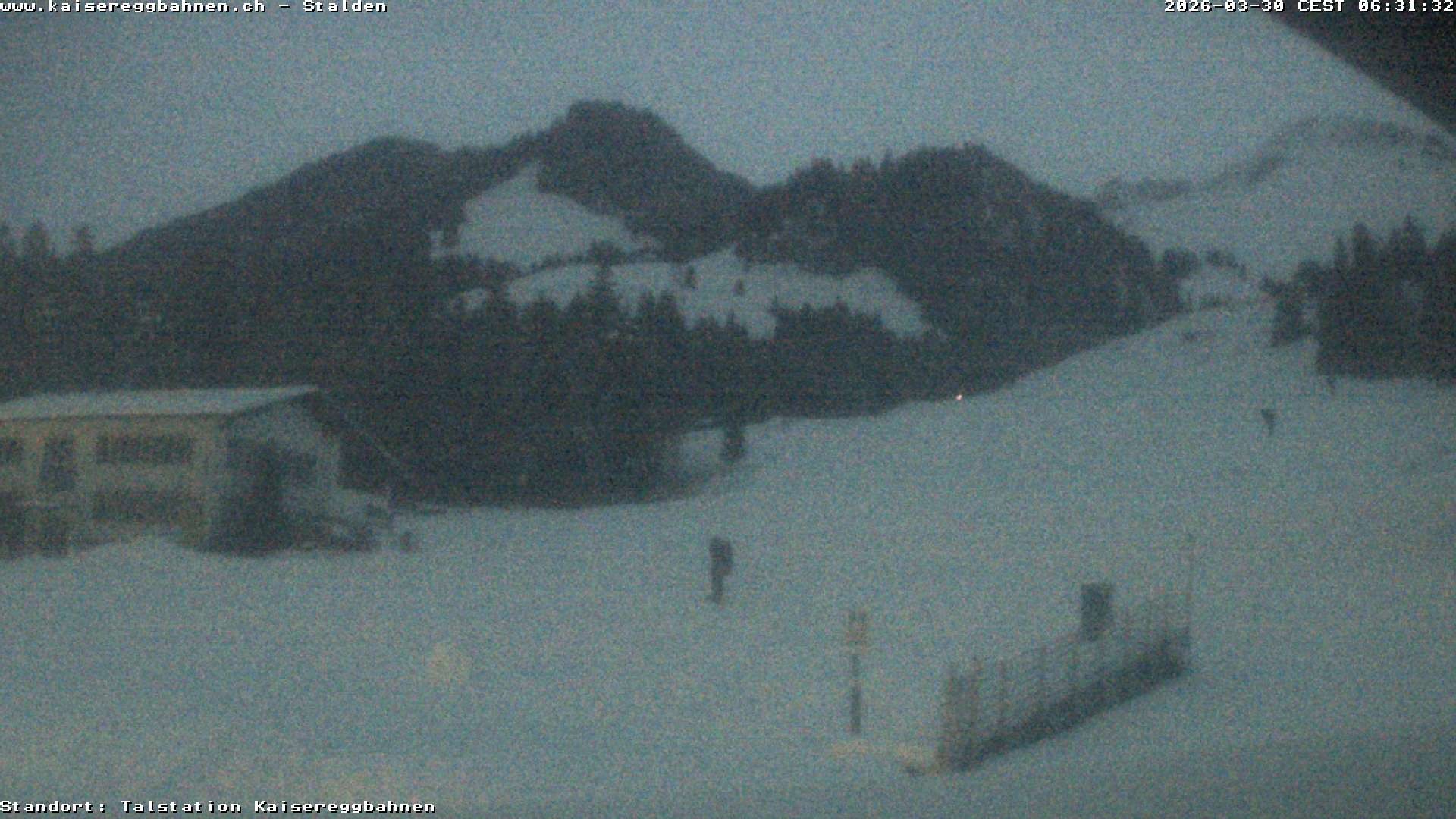 Archiv Foto Webcam Schwarzsee Stalden Piste