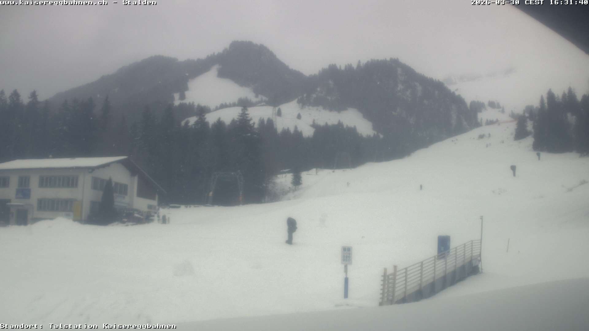 Archiv Foto Webcam Schwarzsee Stalden Piste