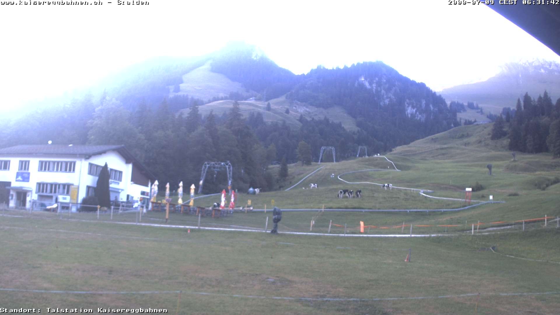 Archiv Foto Webcam Schwarzsee Stalden Piste