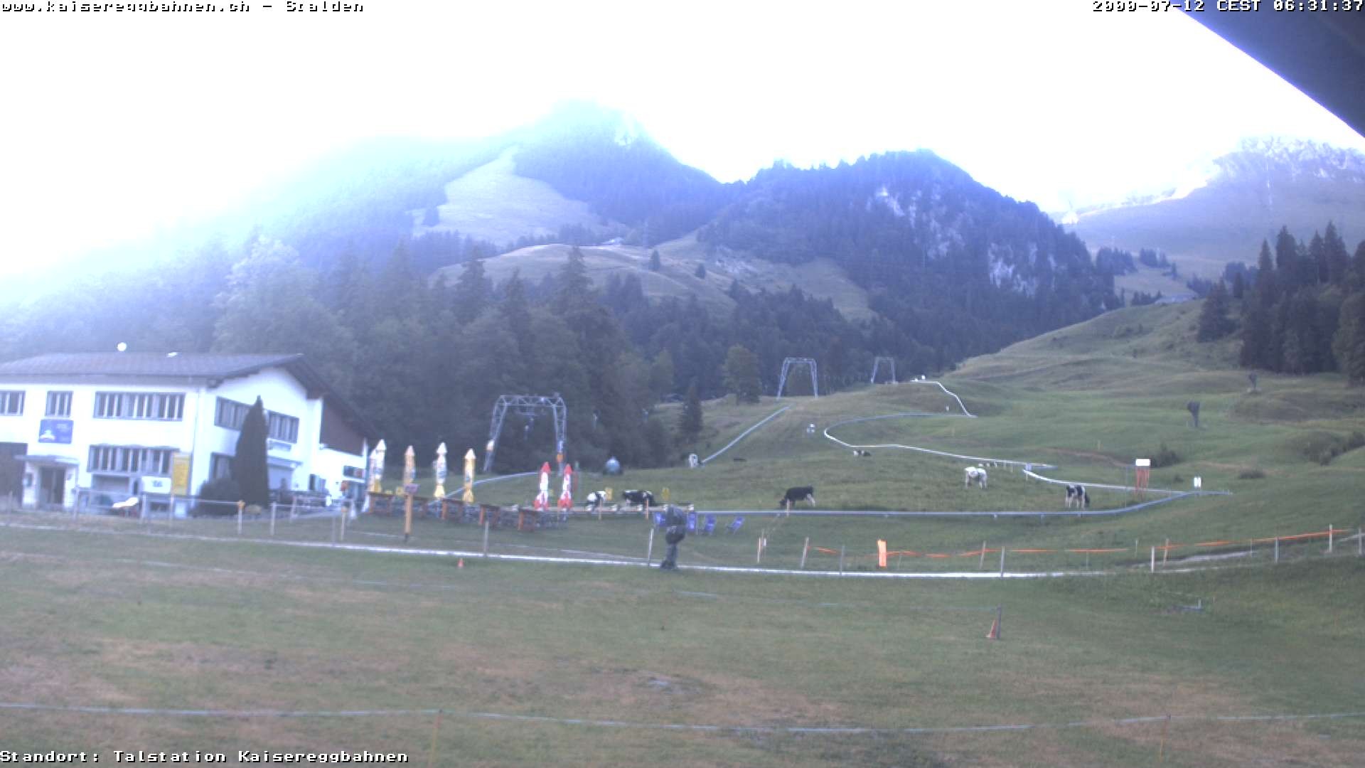 Archiv Foto Webcam Schwarzsee Stalden Piste