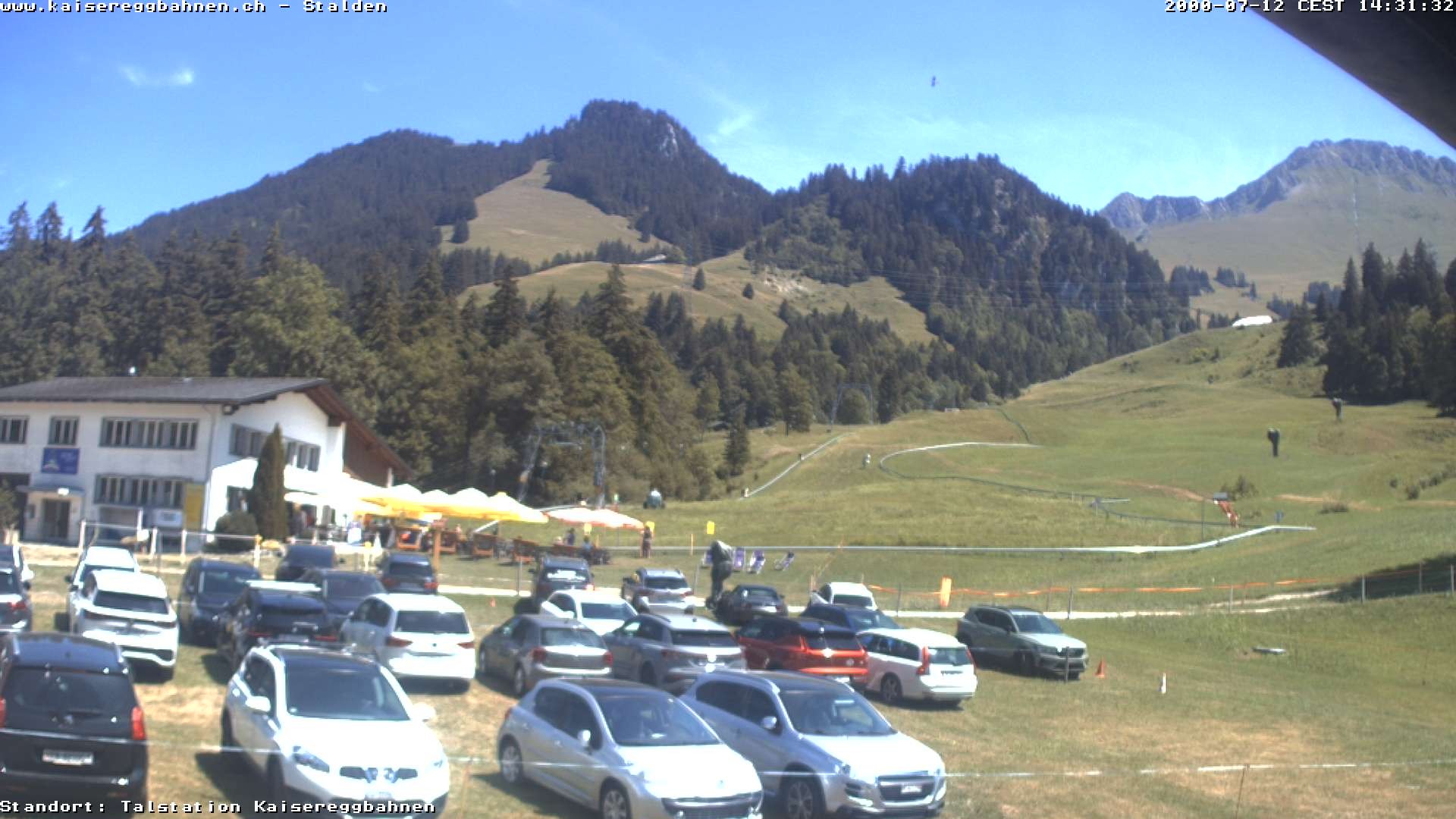 Archiv Foto Webcam Schwarzsee Stalden Piste