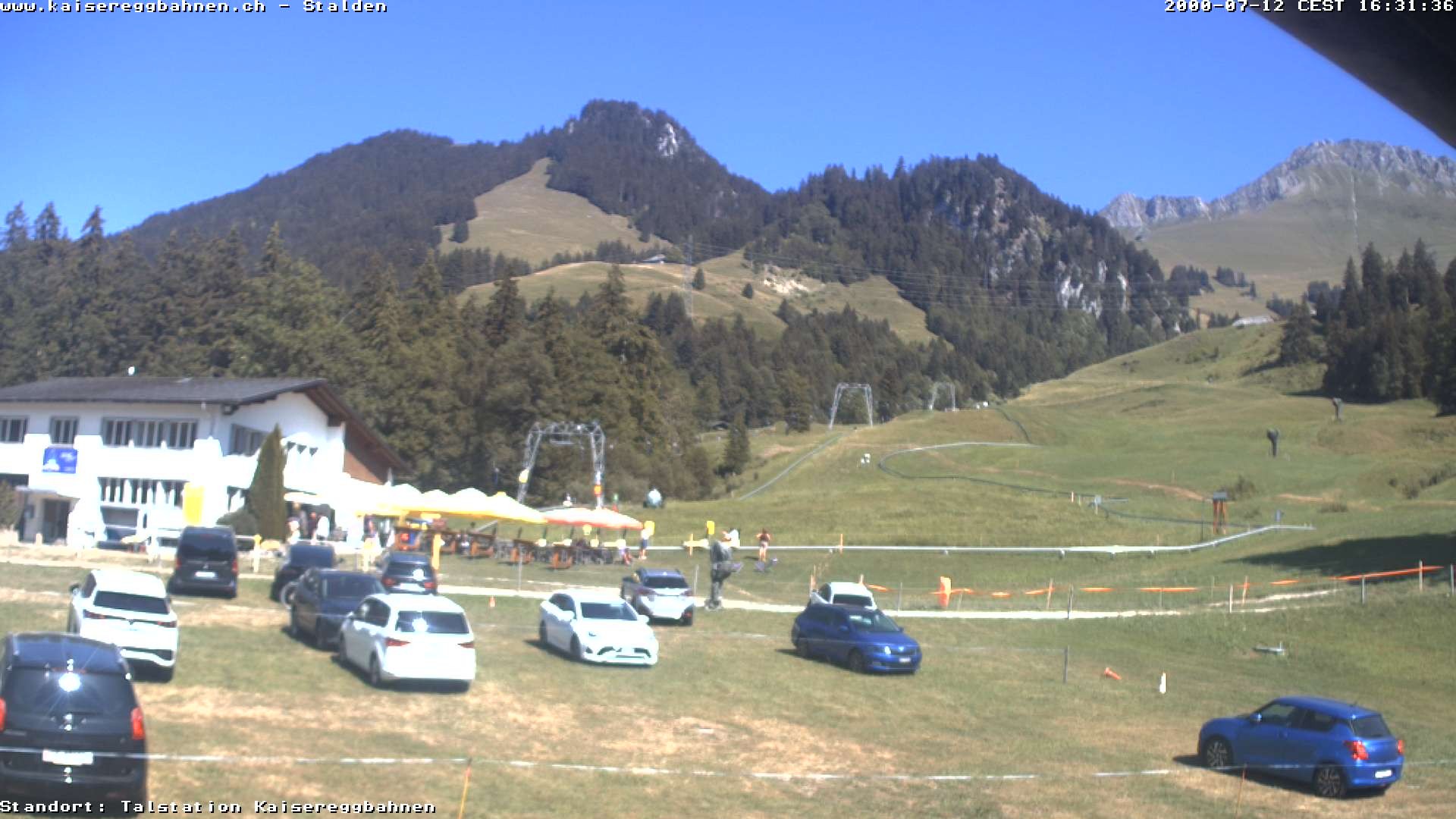 Archiv Foto Webcam Schwarzsee Stalden Piste