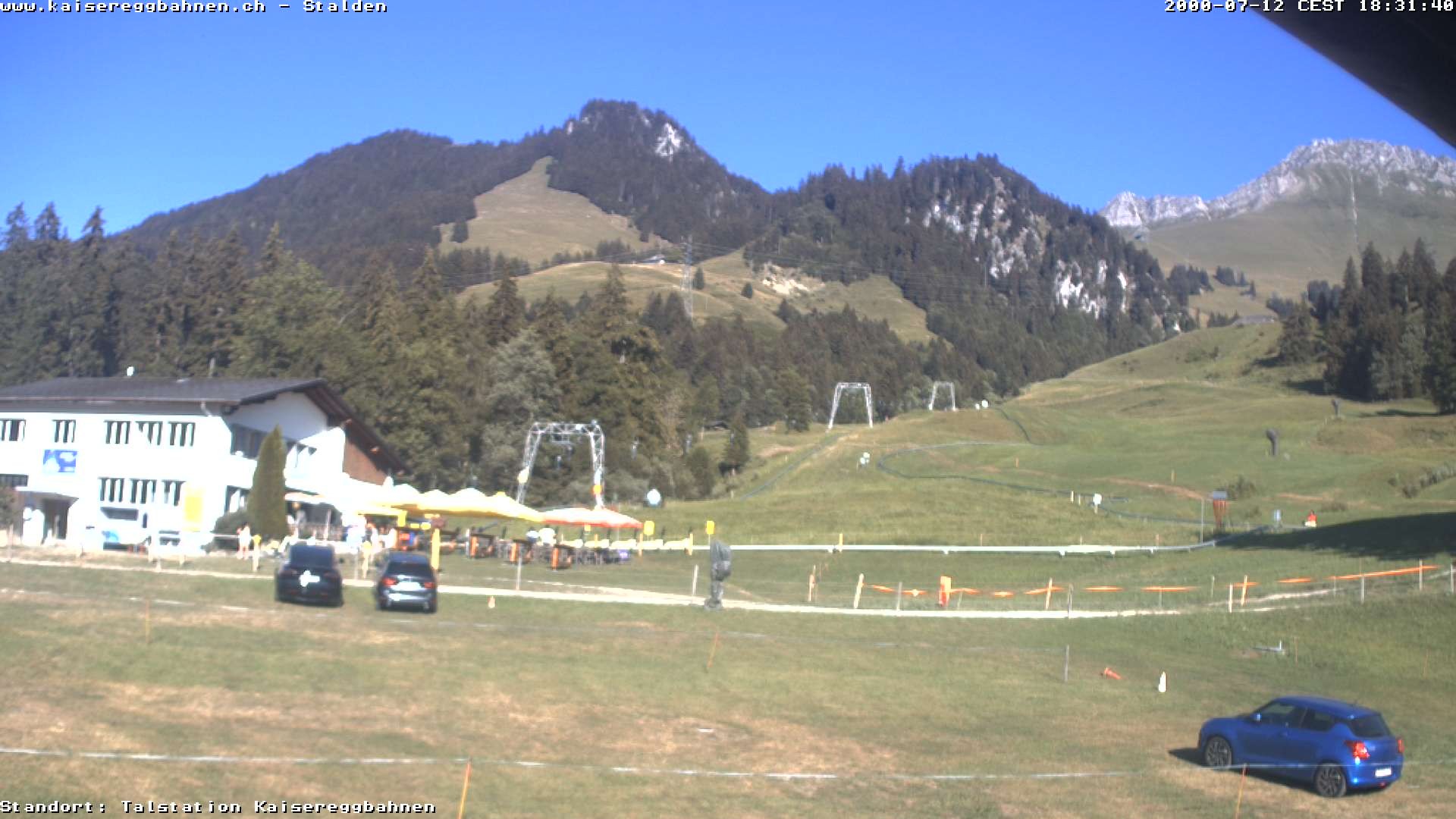 Archiv Foto Webcam Schwarzsee Stalden Piste