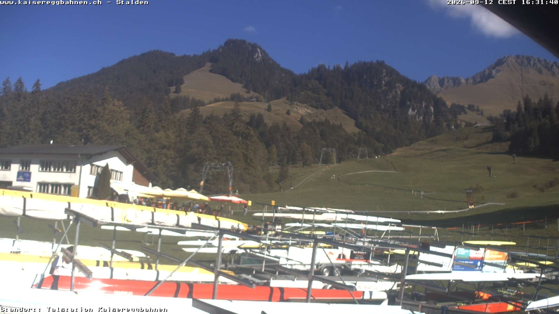 Archiv Foto Webcam Schwarzsee Stalden Piste