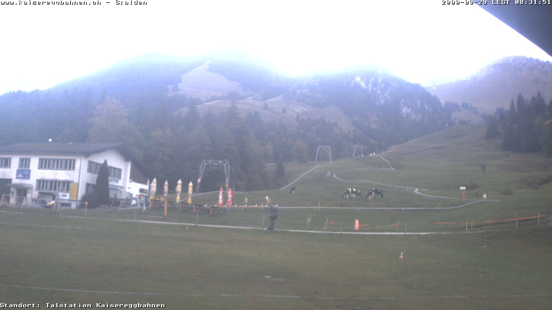Archiv Foto Webcam Schwarzsee Stalden Piste