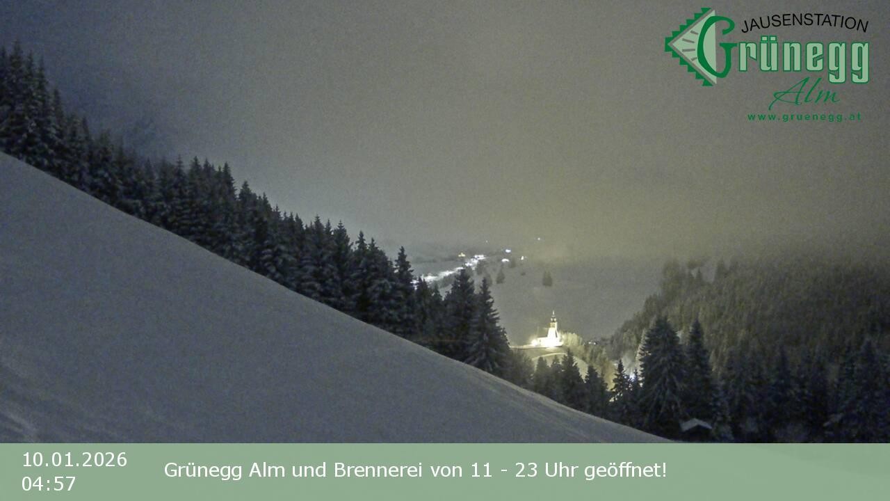 Archiv Foto Webcam Dienten: Ausblick Grünegg Alm