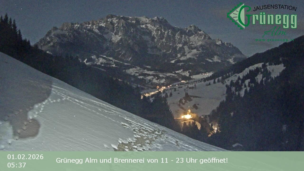 Archiv Foto Webcam Dienten: Ausblick Grünegg Alm