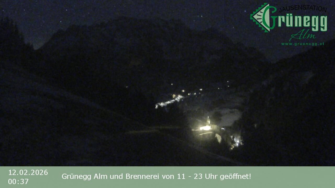 Archiv Foto Webcam Dienten: Ausblick Grünegg Alm