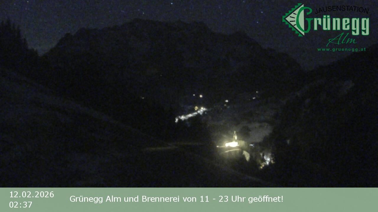Archiv Foto Webcam Dienten: Ausblick Grünegg Alm