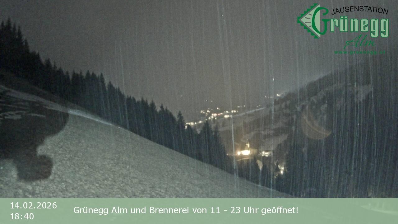 Archiv Foto Webcam Dienten: Ausblick Grünegg Alm