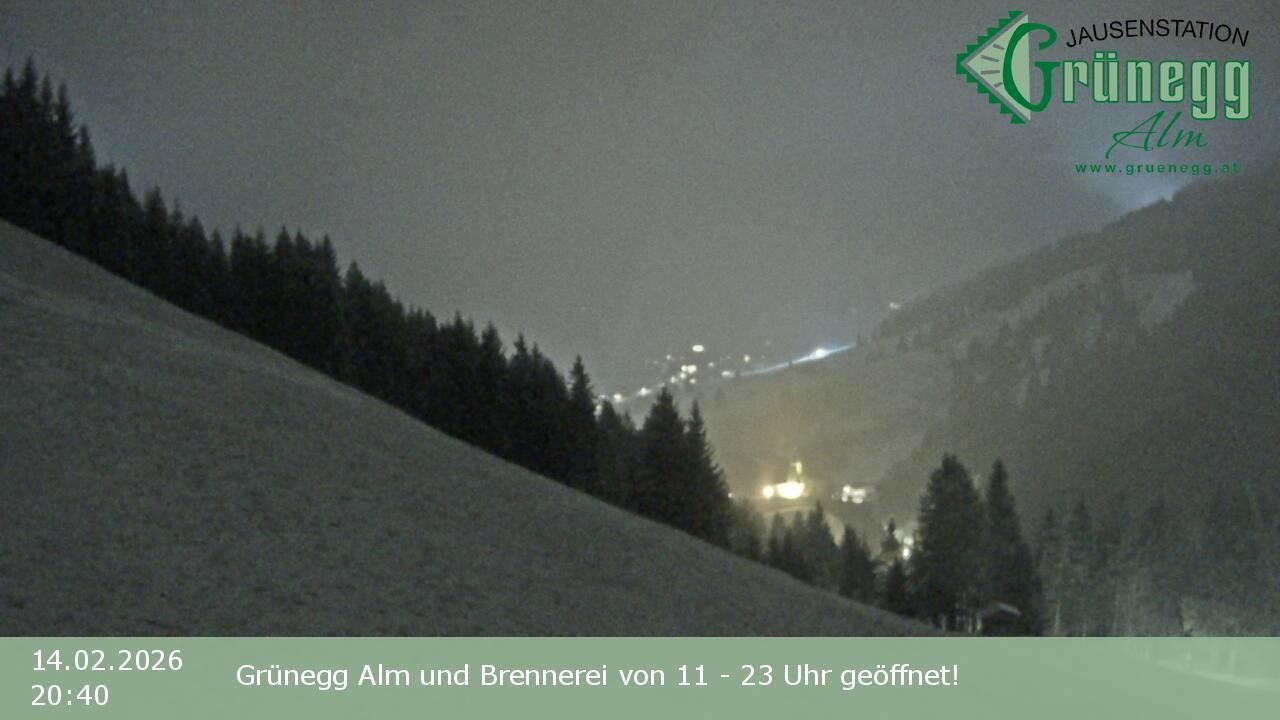 Archiv Foto Webcam Dienten: Ausblick Grünegg Alm