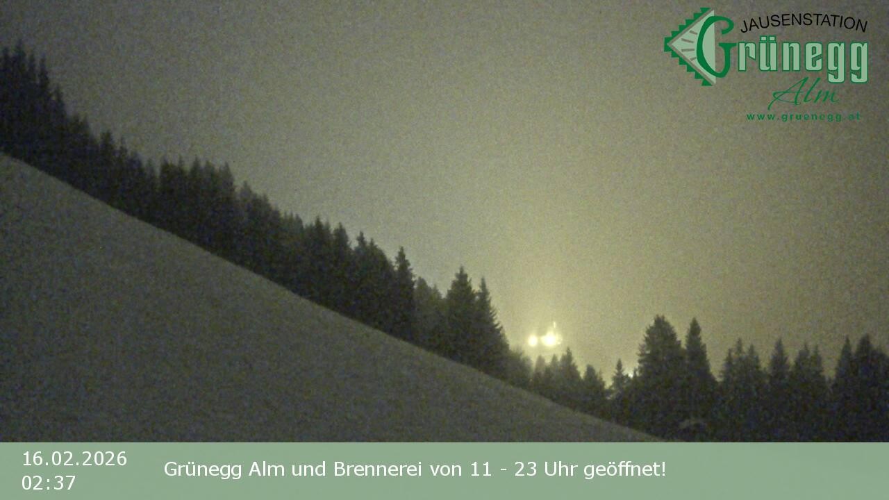 Archiv Foto Webcam Dienten: Ausblick Grünegg Alm