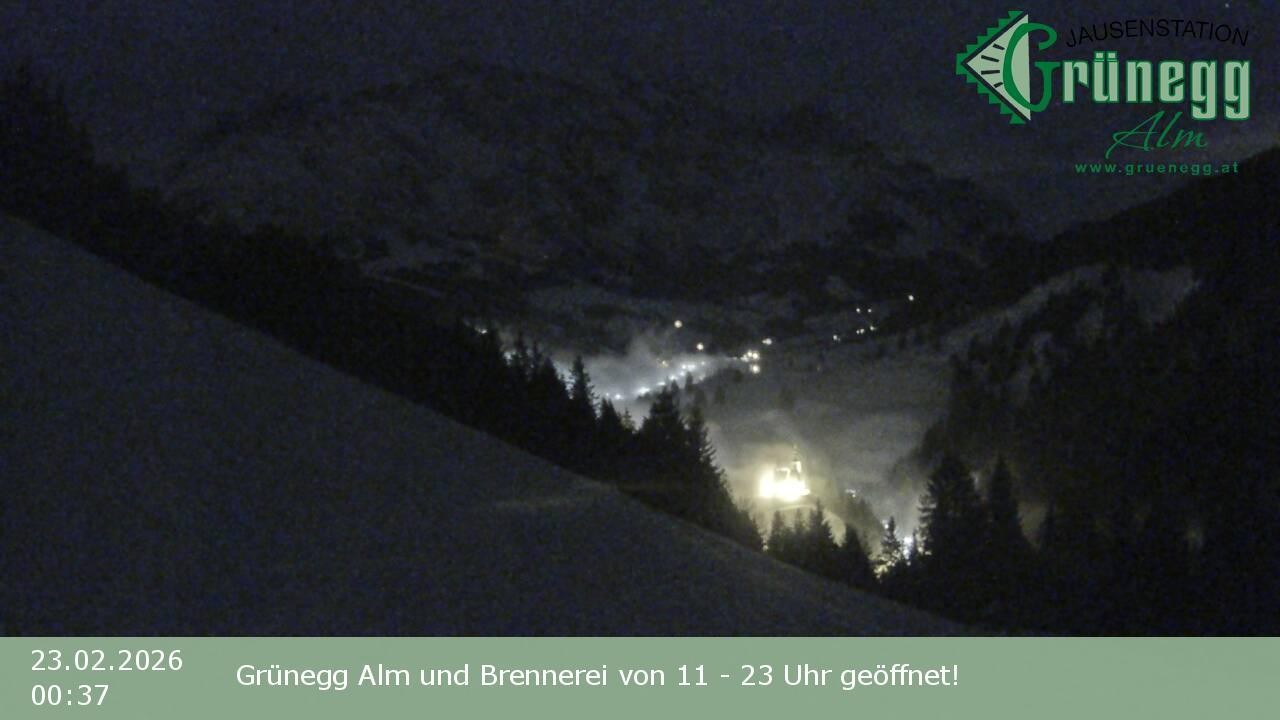 Archiv Foto Webcam Dienten: Ausblick Grünegg Alm