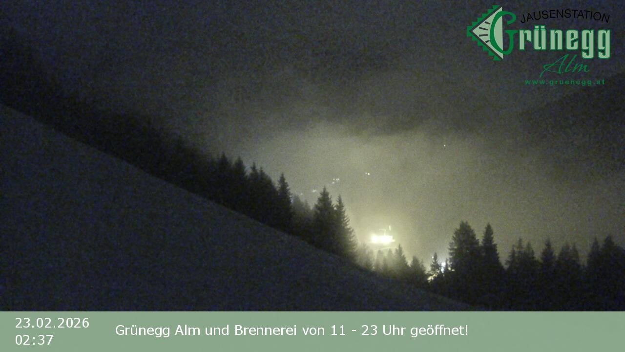 Archiv Foto Webcam Dienten: Ausblick Grünegg Alm