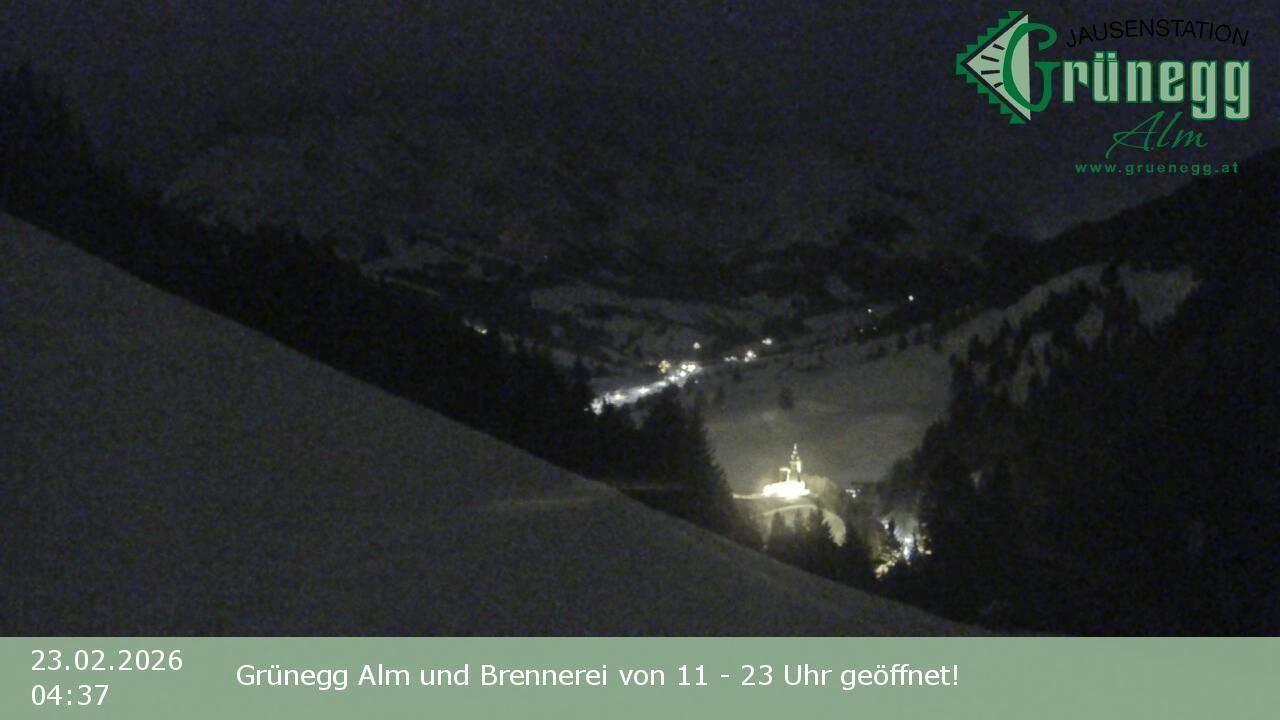 Archiv Foto Webcam Dienten: Ausblick Grünegg Alm