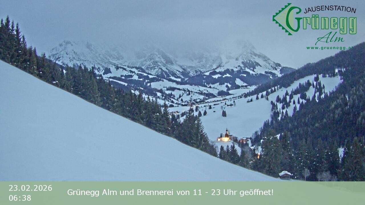 Archiv Foto Webcam Dienten: Ausblick Grünegg Alm