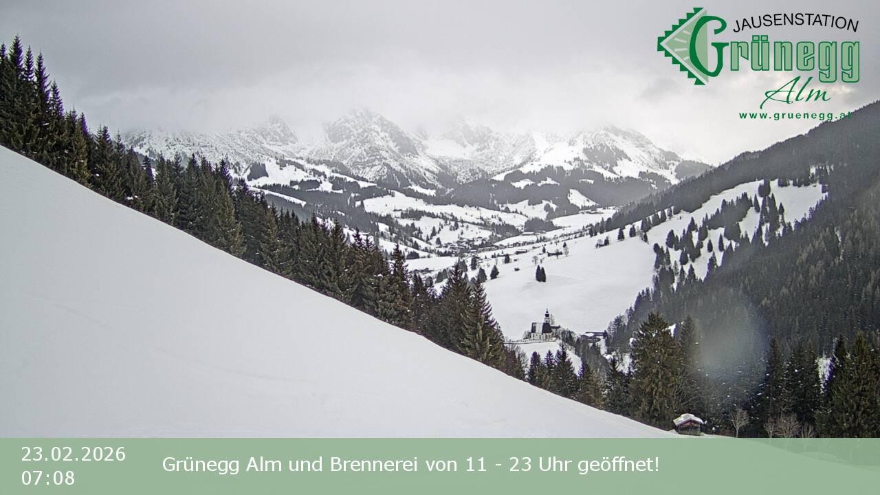 Archiv Foto Webcam Dienten: Ausblick Grünegg Alm