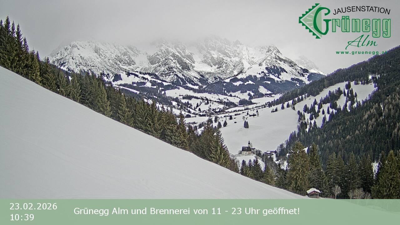 Archiv Foto Webcam Dienten: Ausblick Grünegg Alm