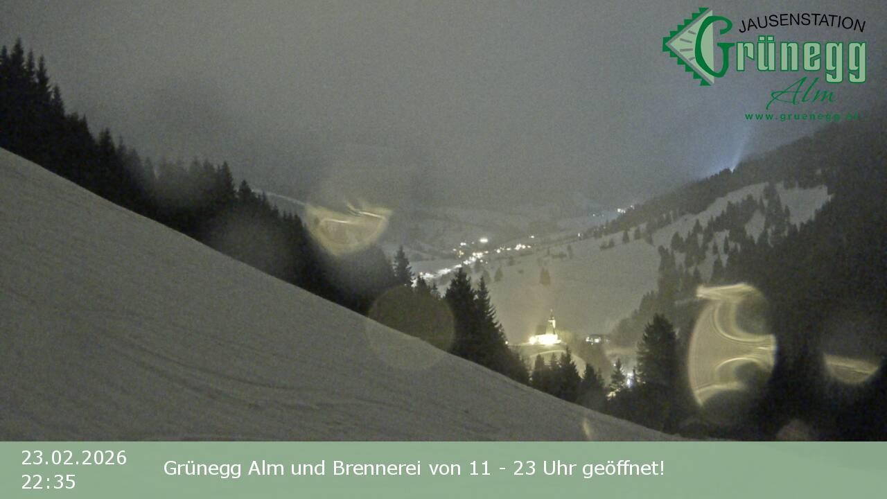 Archiv Foto Webcam Dienten: Ausblick Grünegg Alm