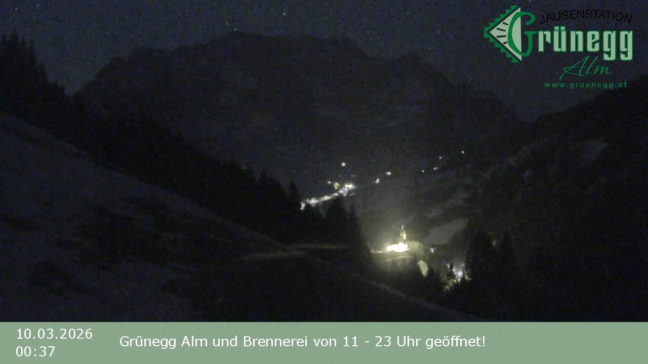 Archiv Foto Webcam Dienten: Ausblick Grünegg Alm