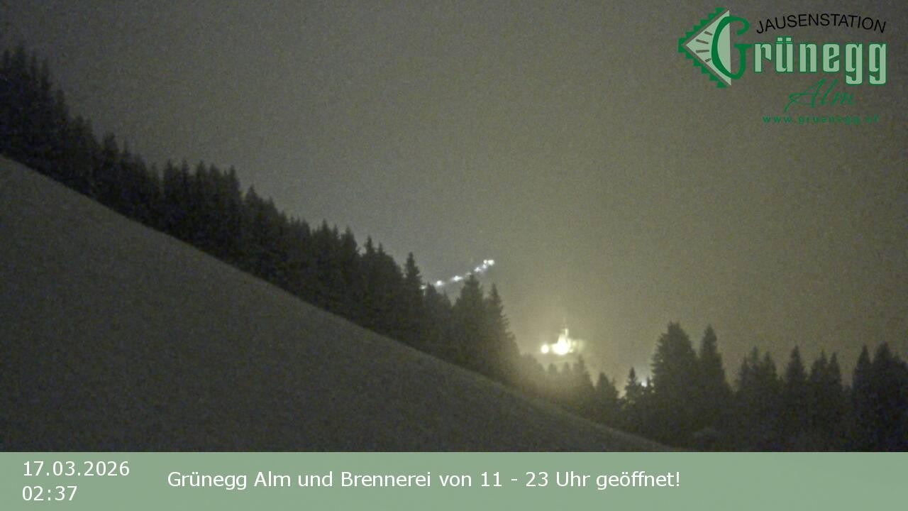 Archiv Foto Webcam Dienten: Ausblick Grünegg Alm