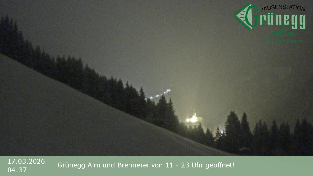Archiv Foto Webcam Dienten: Ausblick Grünegg Alm