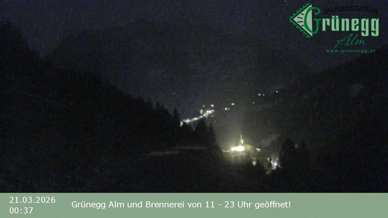 Archiv Foto Webcam Dienten: Ausblick Grünegg Alm