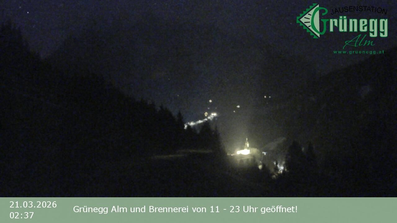 Archiv Foto Webcam Dienten: Ausblick Grünegg Alm