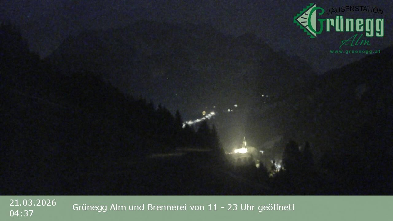 Archiv Foto Webcam Dienten: Ausblick Grünegg Alm