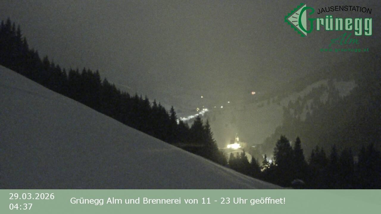Archiv Foto Webcam Dienten: Ausblick Grünegg Alm